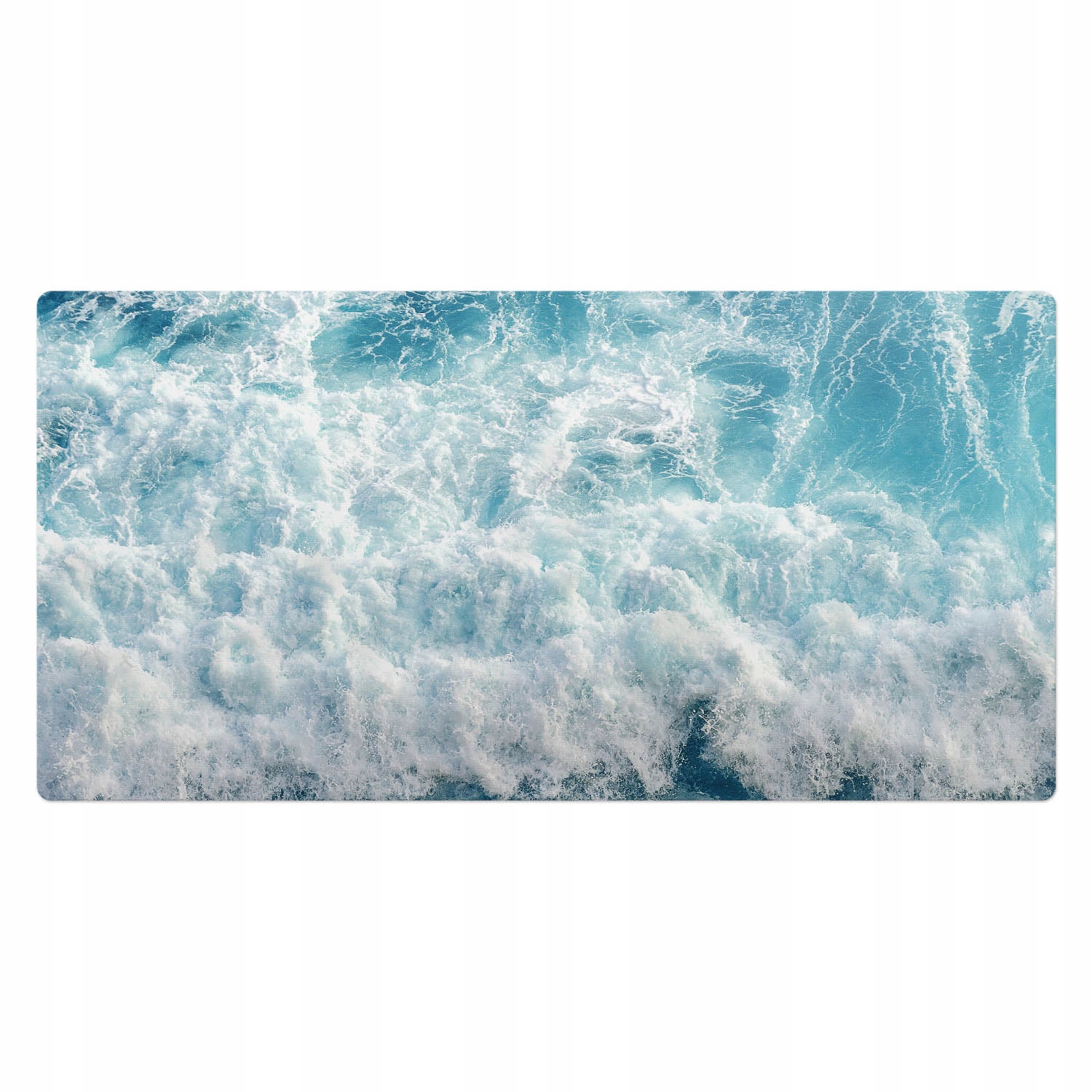 Dekorativní podložka na stůl pro hráče Pohyblivé mořské víry a vlny 100 x 50 cm