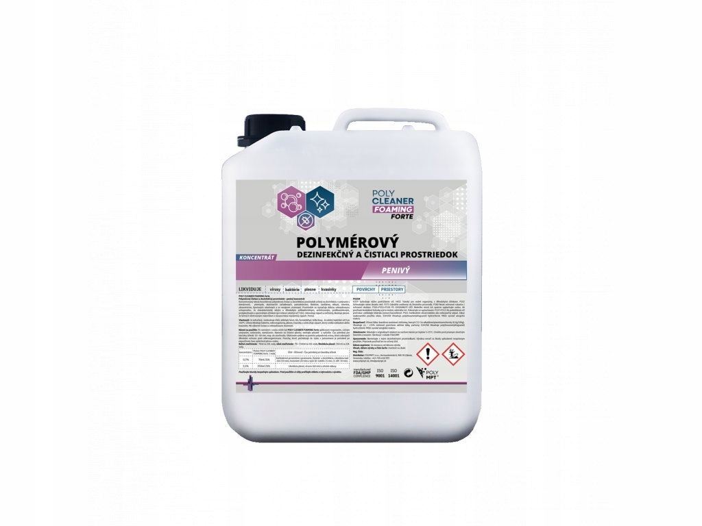 Levně Dezinfekční prostředek na podlahy Poly Cleaner Foaming Forte 5l