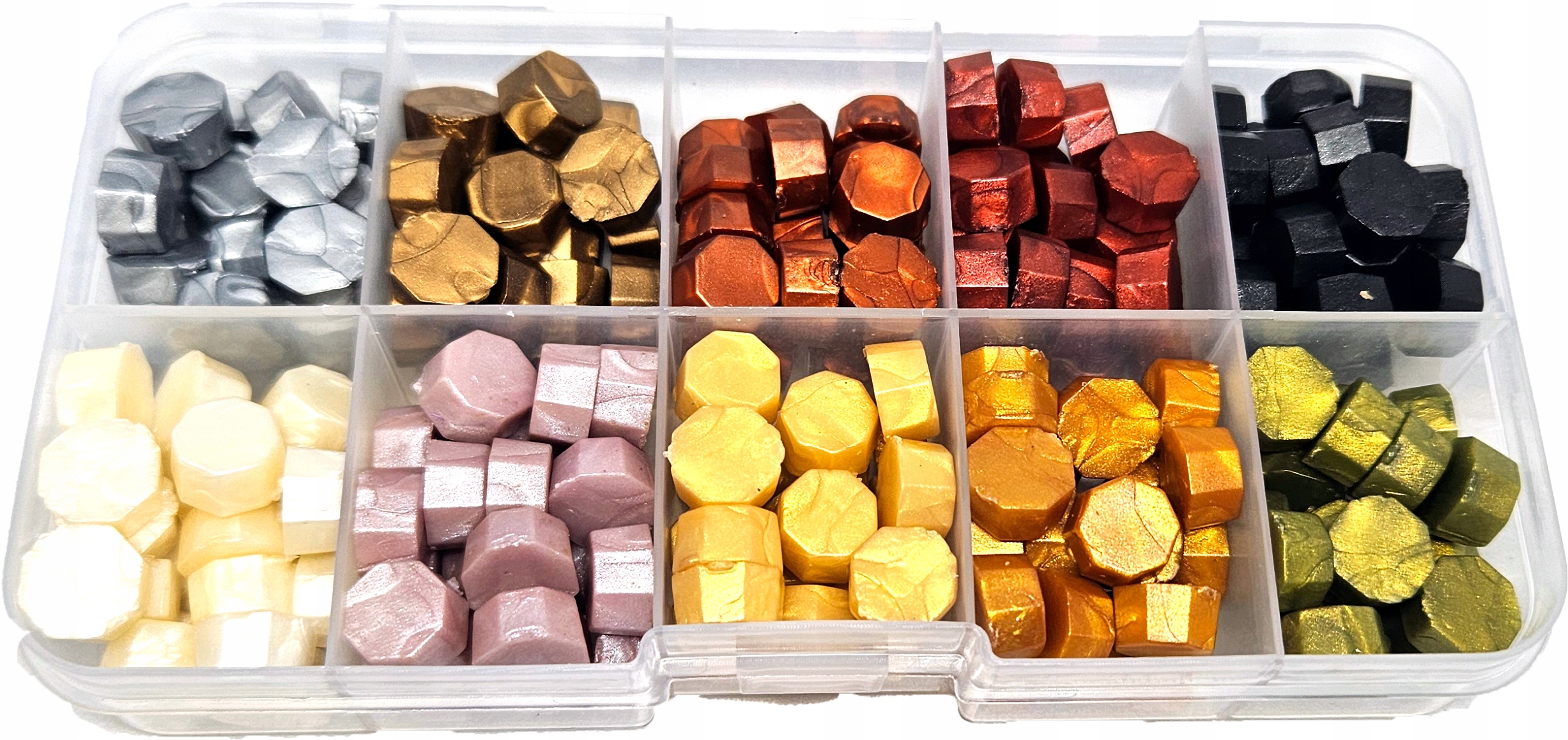 LAK WOSK DO PIECZĘCI zestaw 10 kolorów Marka inny