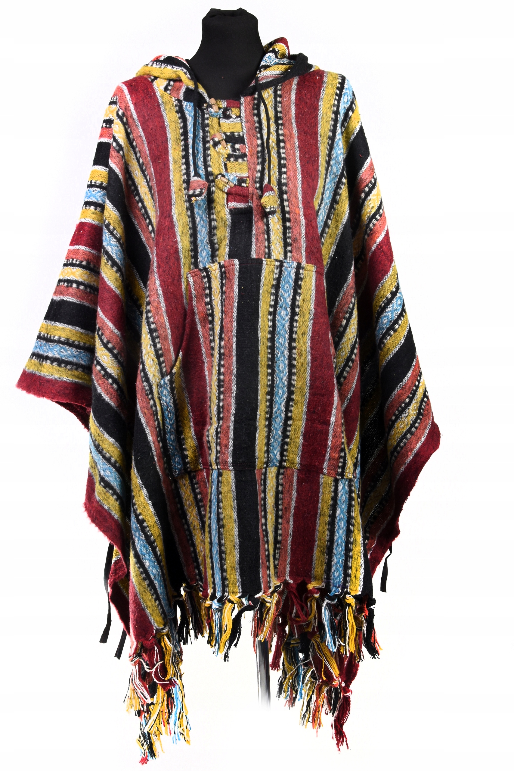 Tradiční nepálské Pončo gheri hrubá bavlna