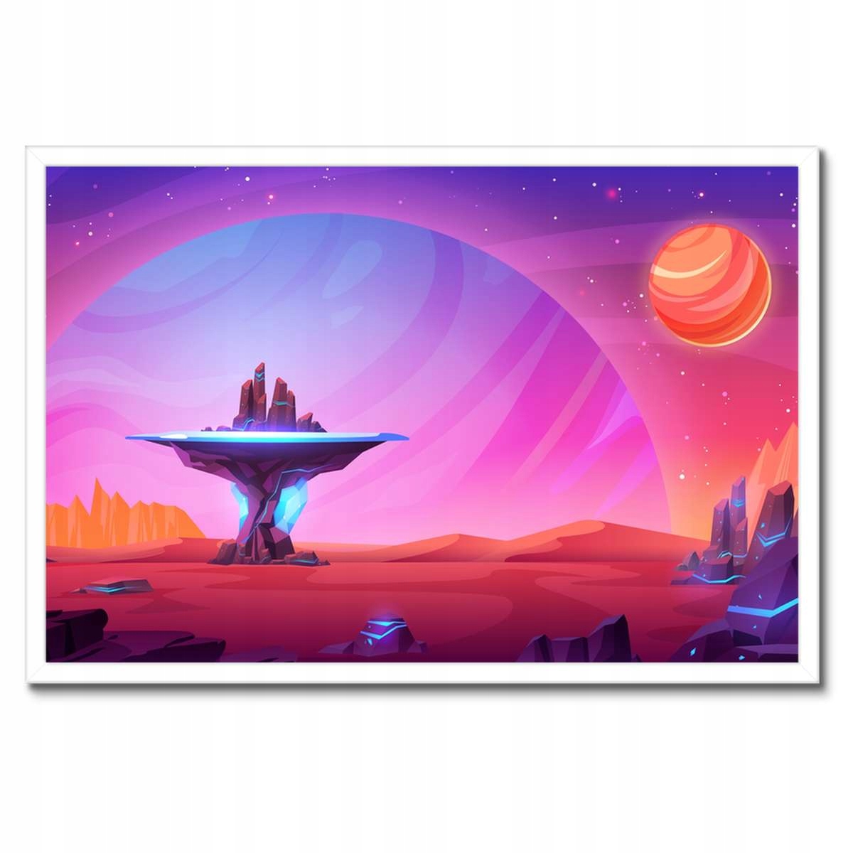 Plakáty v rámu 60x40 Vesmír planeta
