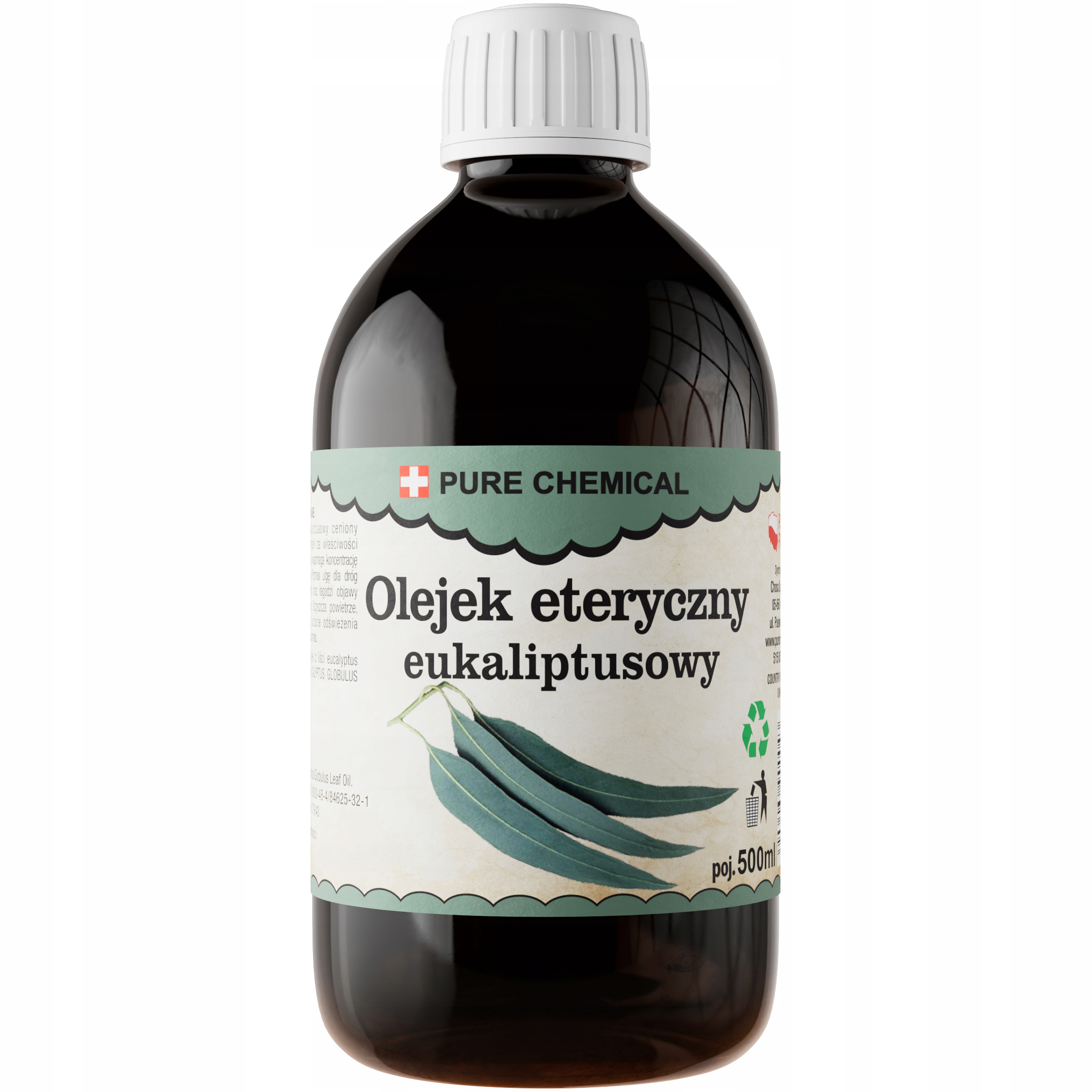 Olejek Eukaliptusowy Naturalny Olejek Eteryczny Eukaliptus 500ml