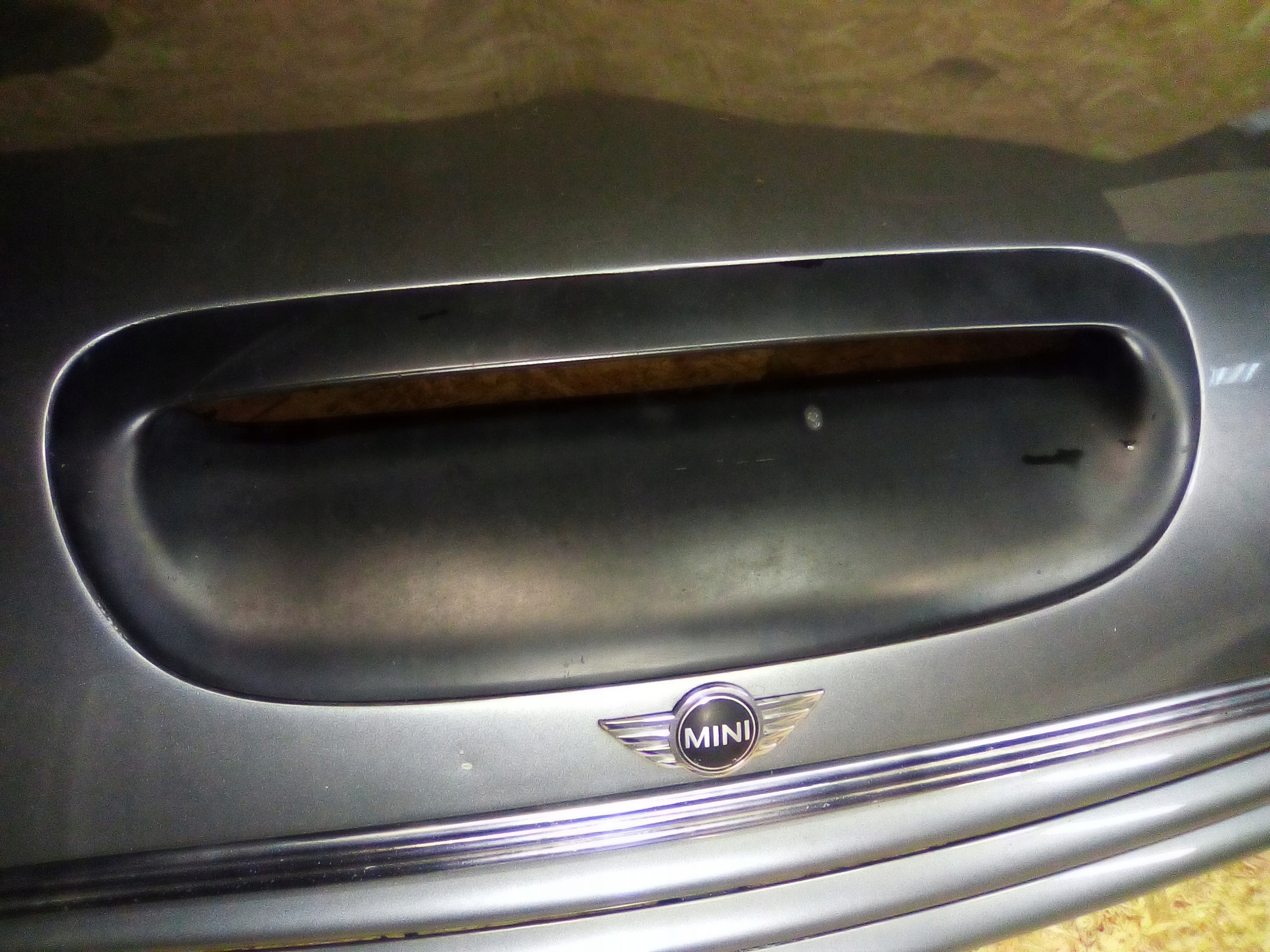 MINI COOPER S R50 R52 R53 bonnet CHROM lights XENON UK complete