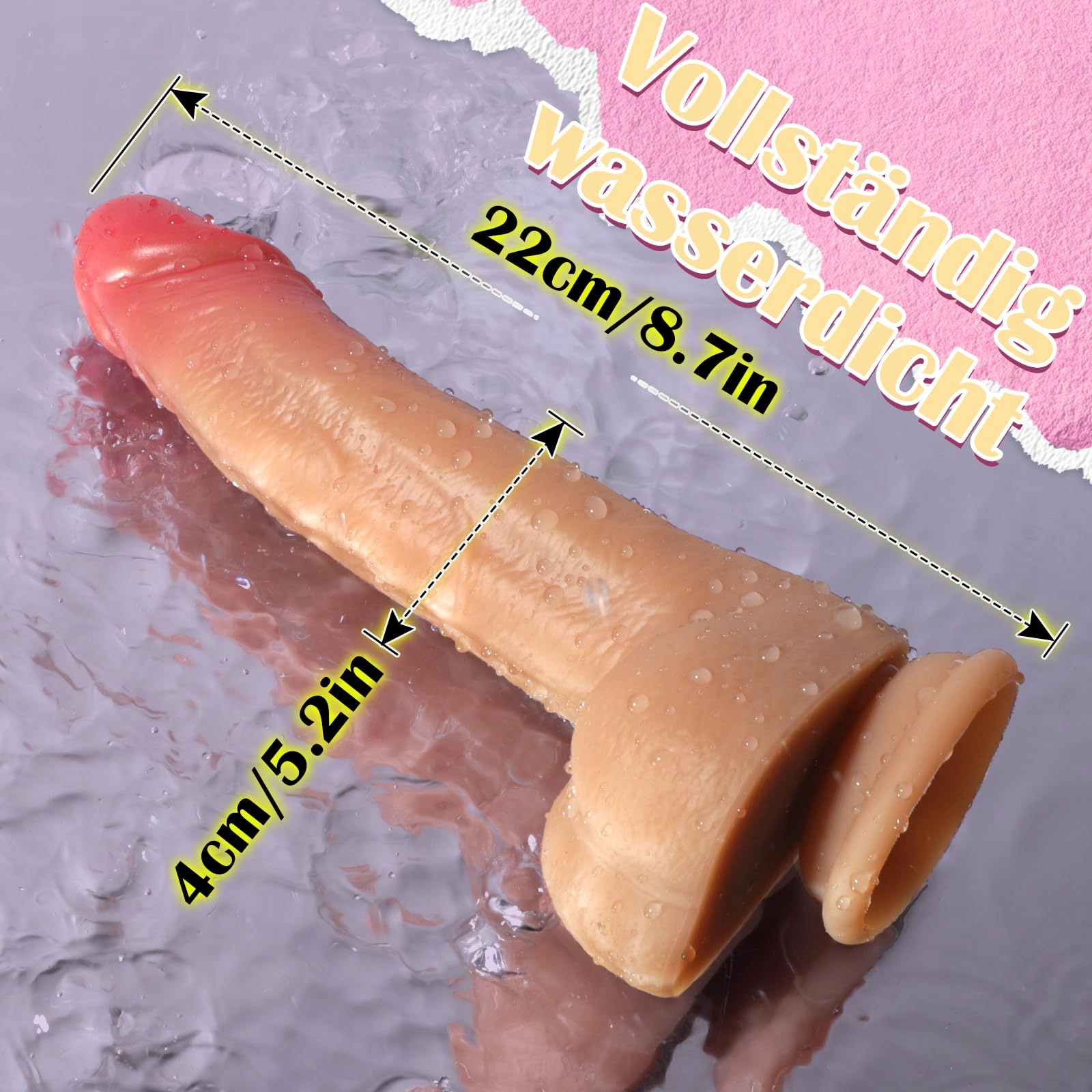 DILDO VIBRATOR Wibrator Dla Kobiet Realistyczny Dildo Z Funkcją Pchnięcia — miniatura 6