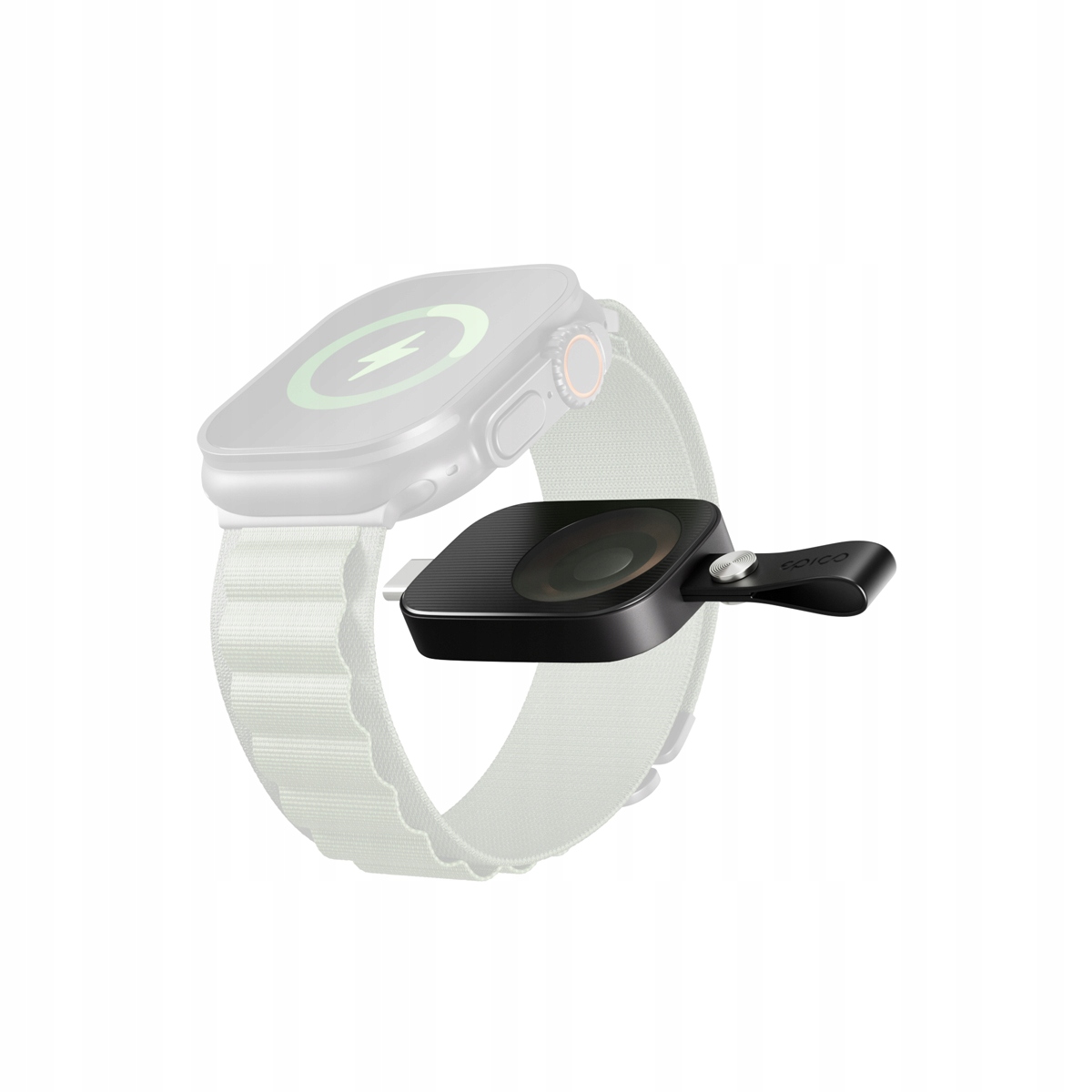 Bezprzewodowa ładowarka do Apple Watch Epico UltraBase mini USB-C - czarna