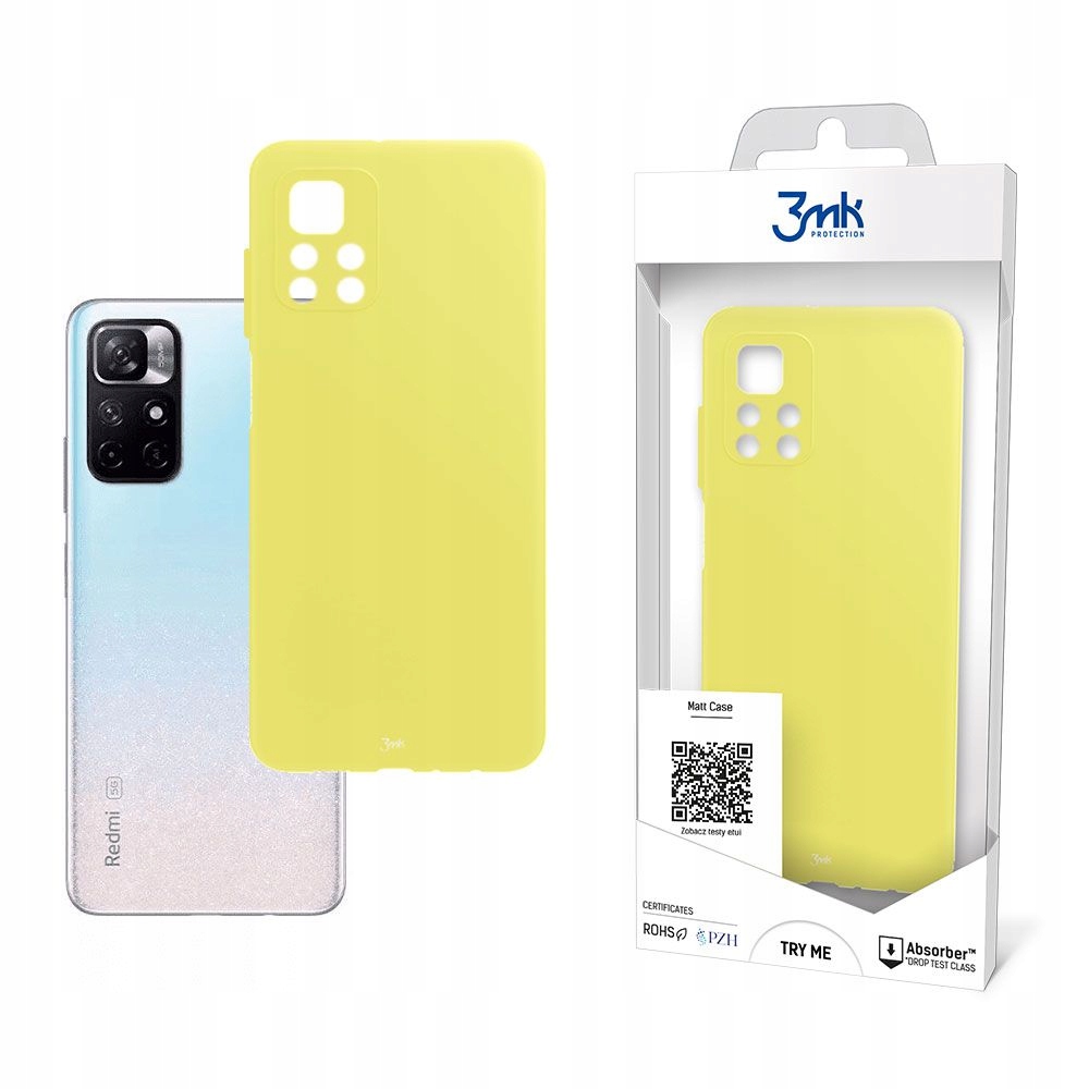 

Xiaomi Redmi Note 11S/11 4G 3MK Matt Case Lime