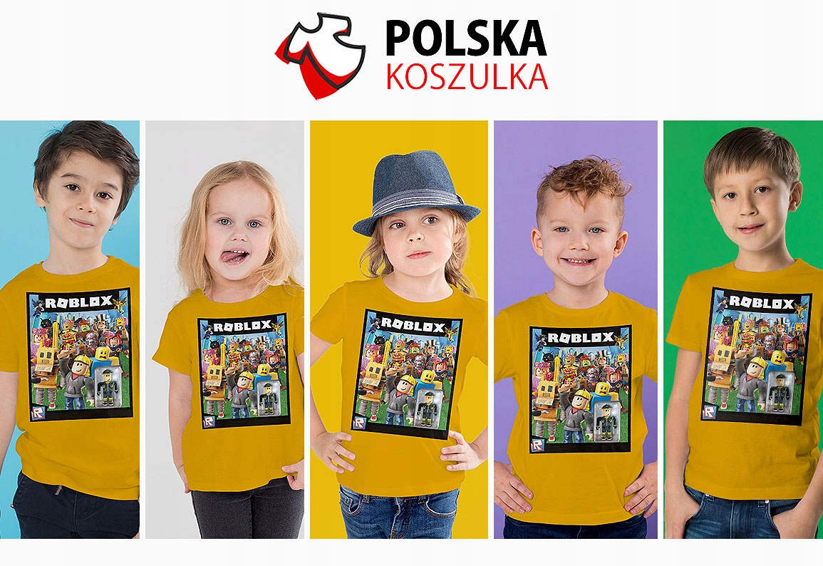 T-SHIRT KOSZULKA DLA DZIECKA ROBLOX 164 SUPER JAKOŚĆ Rodzaj gadżetu filmowy gamingowy książkowy, komiksowy muzyczny