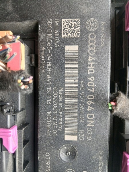 comfort control unit BMC2 AUDI A6C7 4H0907064DN