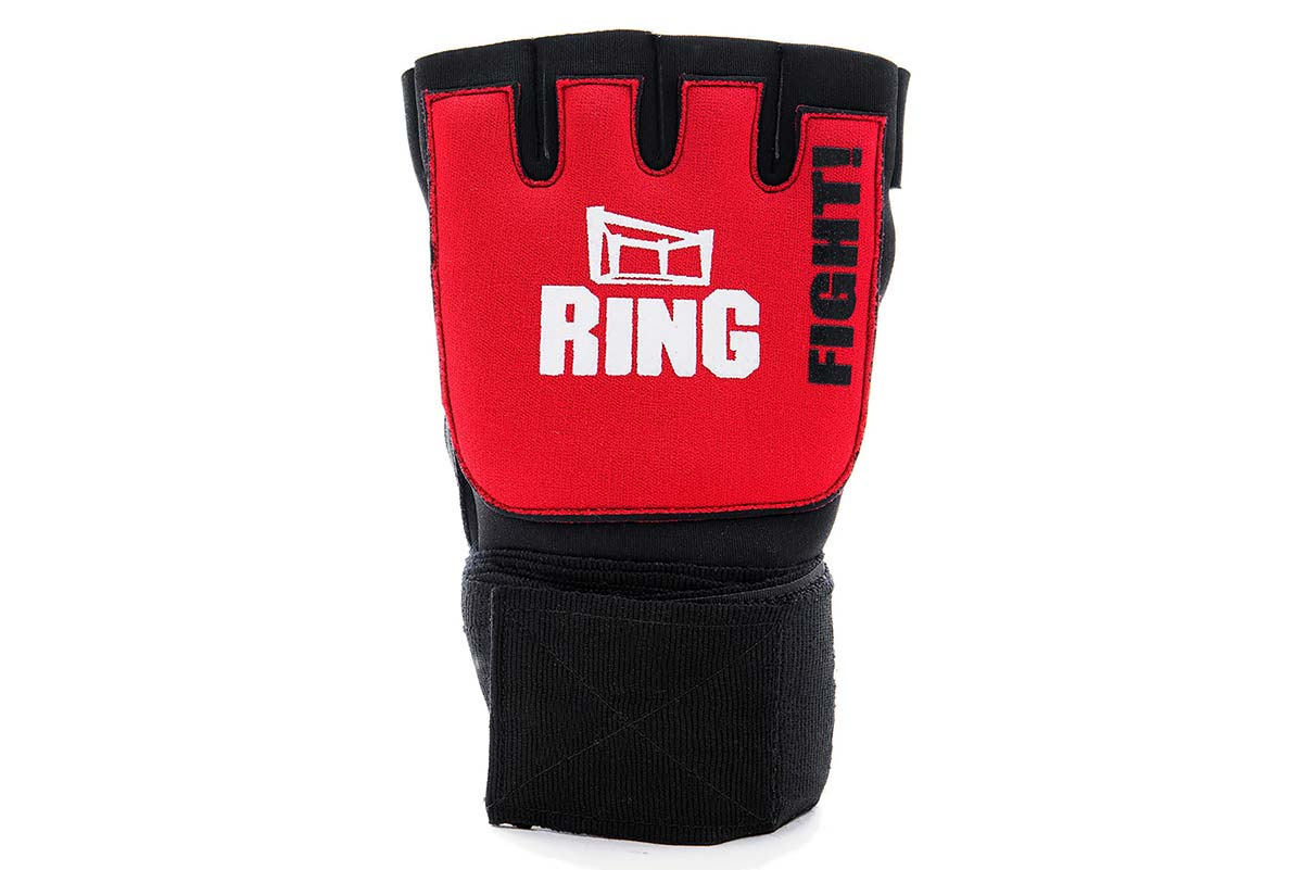 Гелеві рукавички L/XL чорні/червоні