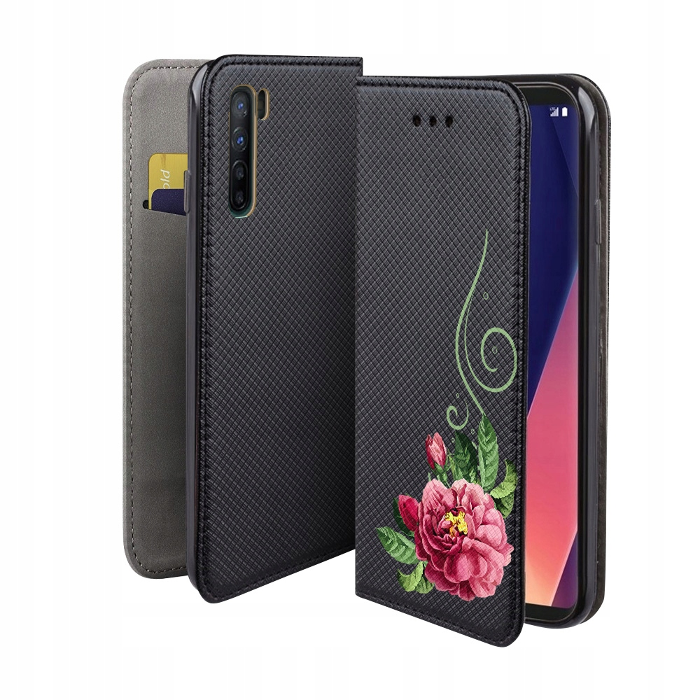 

Etui Zamykane Magnet Wzór Kwiat Do Oppo Reno 3