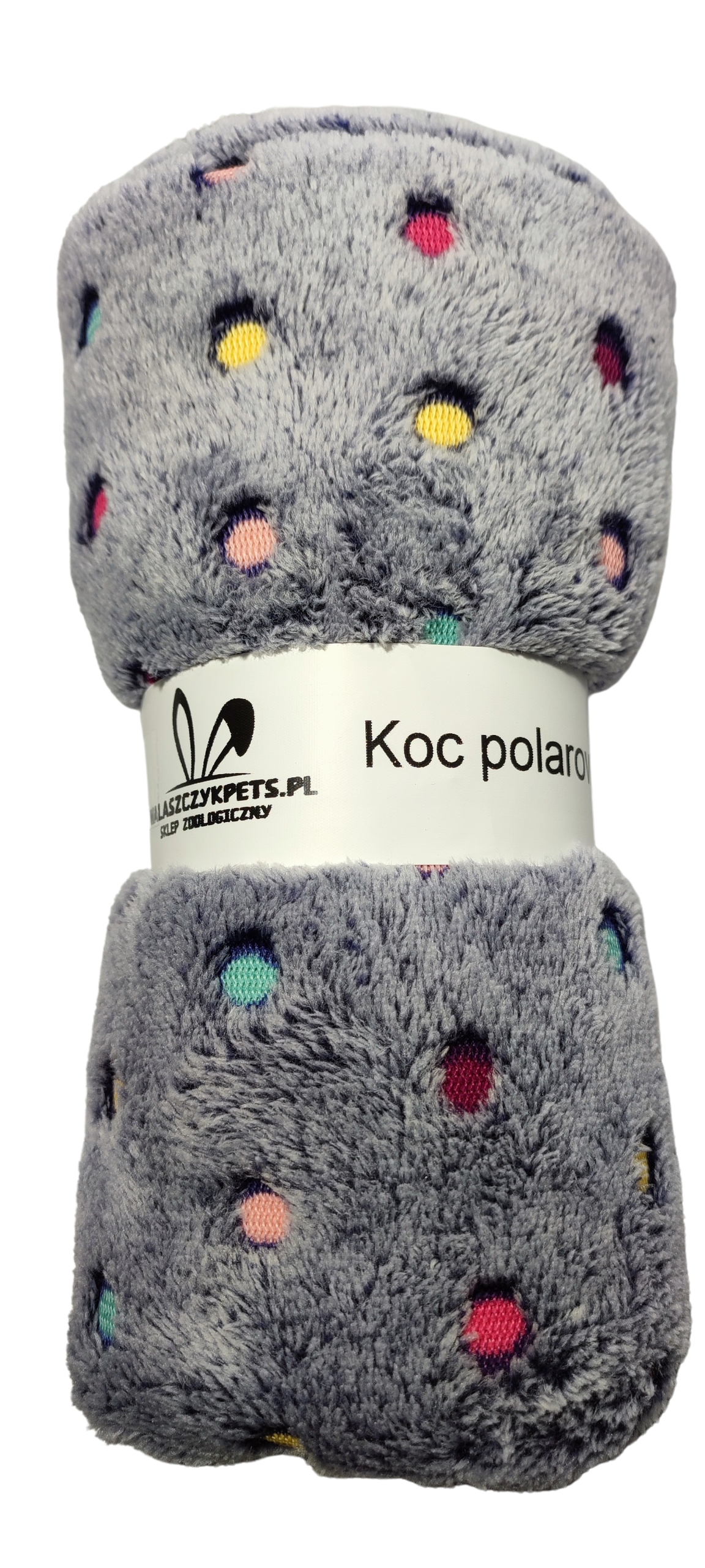 

Kocyk Dla Psa Polarowy W Kropki 100x70 Koc