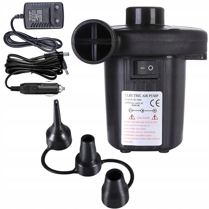 POMPKA ELEKTRYCZNA DO MATERACA BASENU 12V 230V 2w1 Marka Reverse