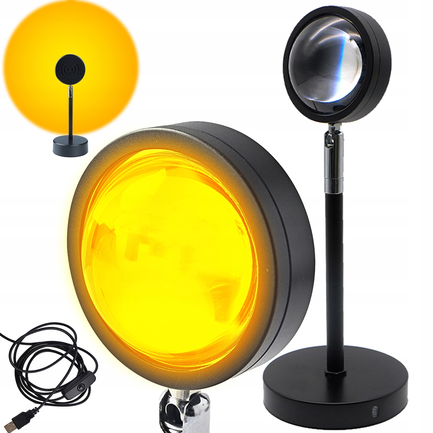 

Lampka Led Sunset Zachód Słońca Pilot