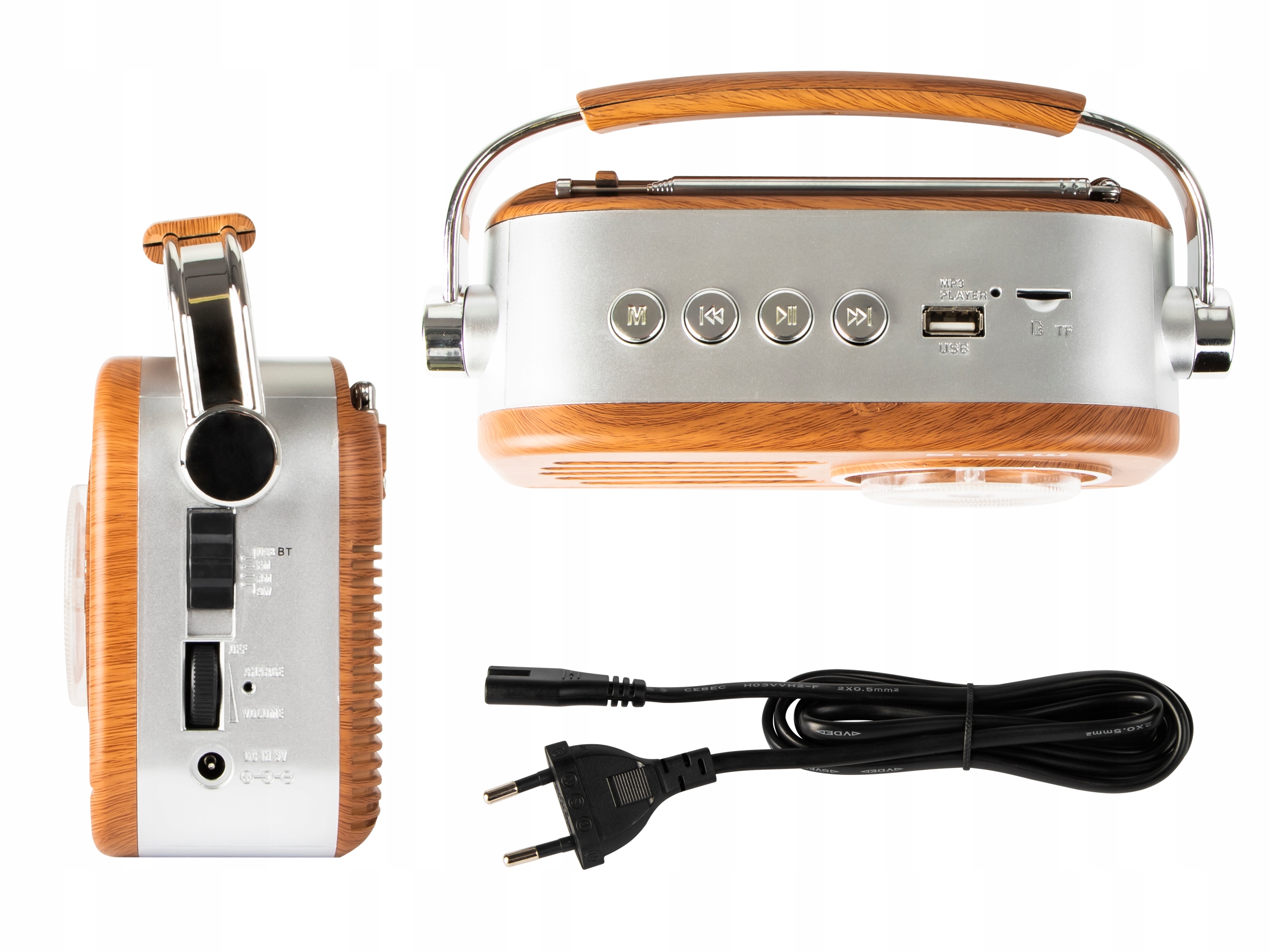 OUTLET Radio analogowe BLOW przenośne FM AM SW USB Model 77-532#