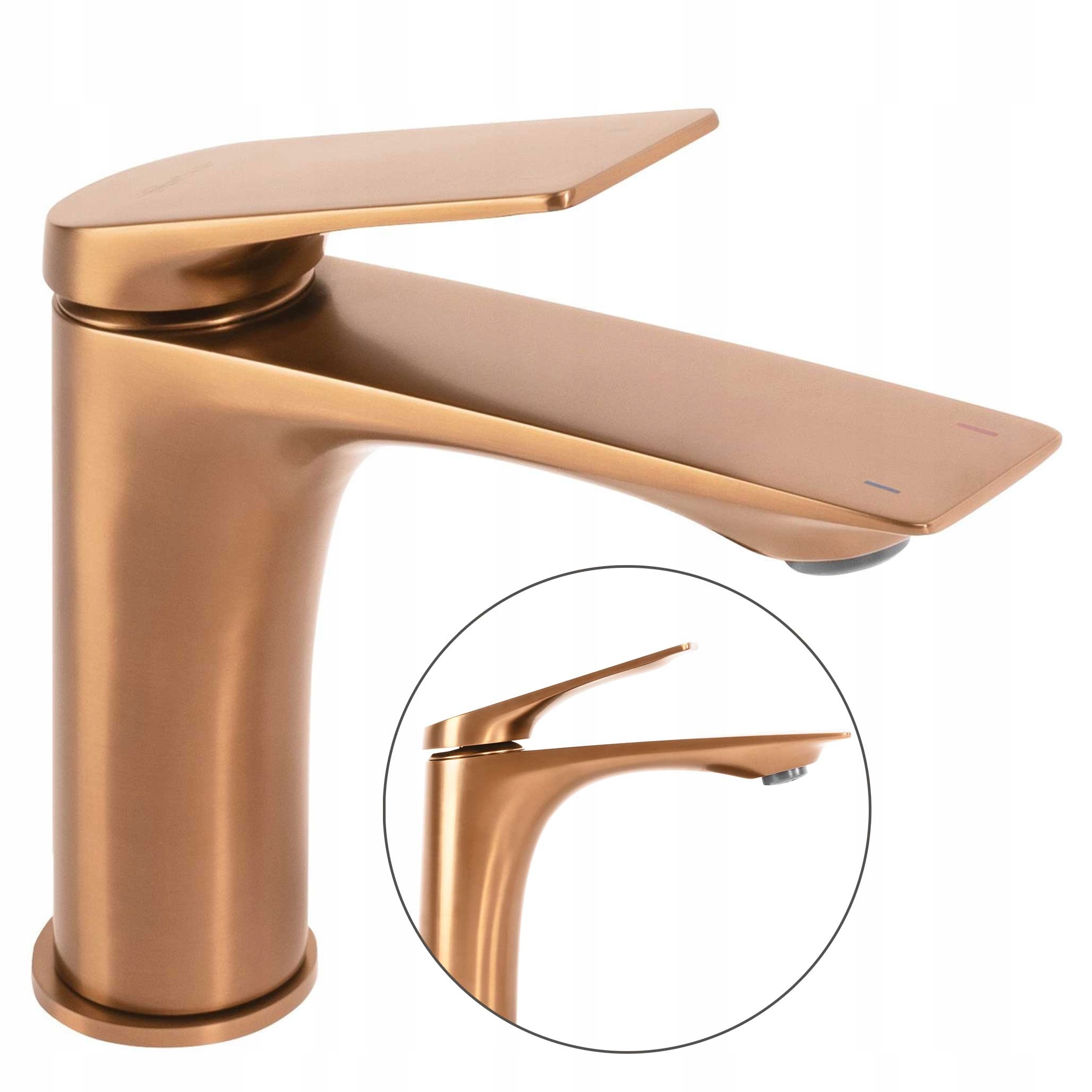 Umývadlová batéria Rea Nízka Avalon Medená Postavená na umývadlo