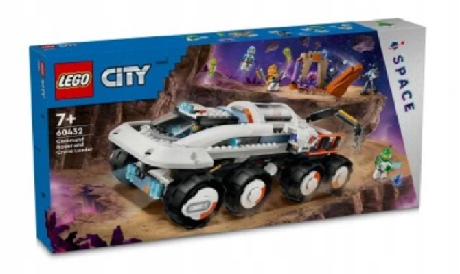 Lego 60432 City Space Velitelský Vůz S Nákladním Jeřábem