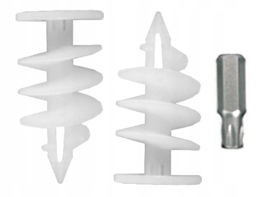 SPIRALNY KOŁEK ŚLIMAK STYROPIAN 50MM 100szt + BIT