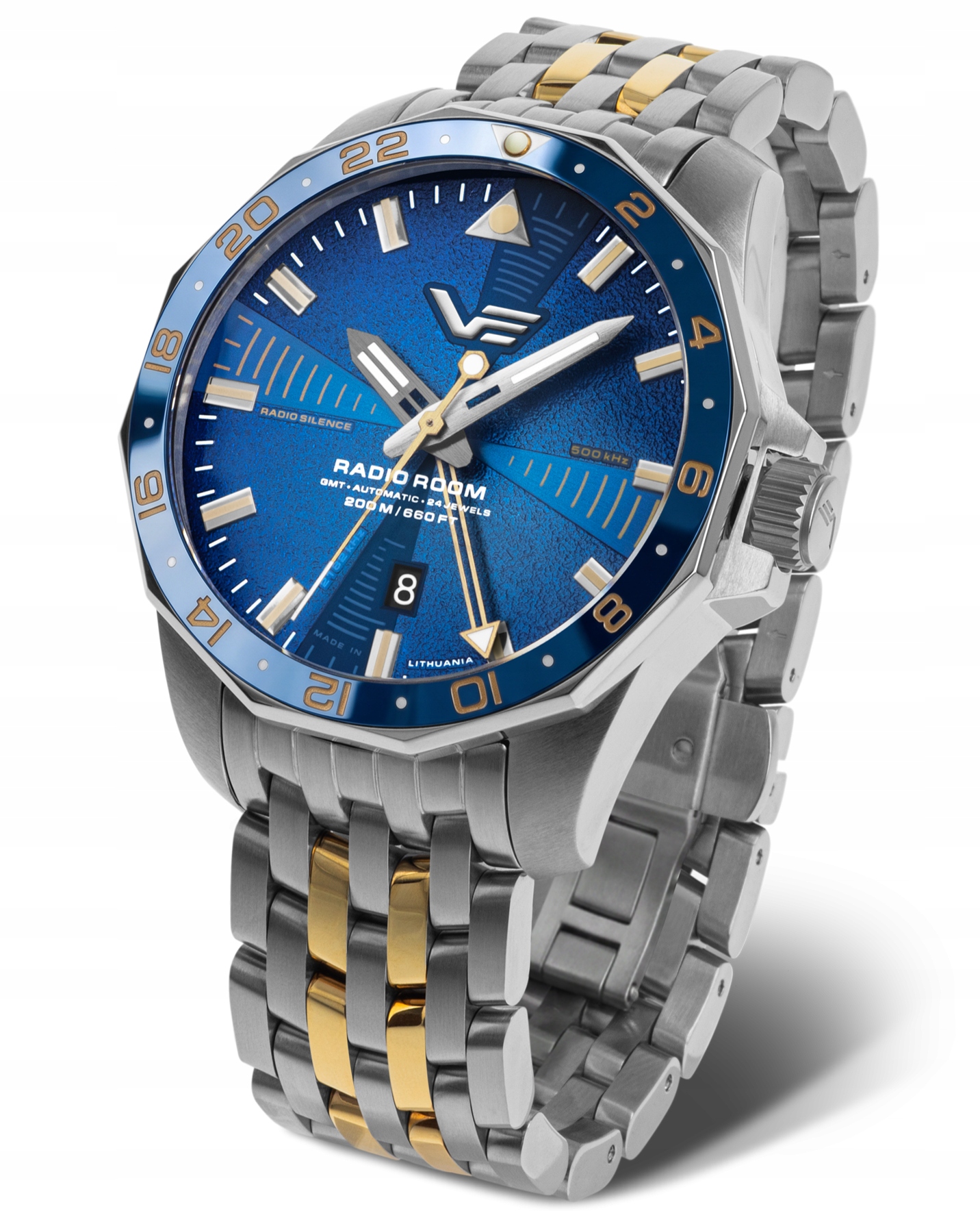 Nové Originální Pánské hodinky Vostok Europe NH34-224A793B Radio Room limit