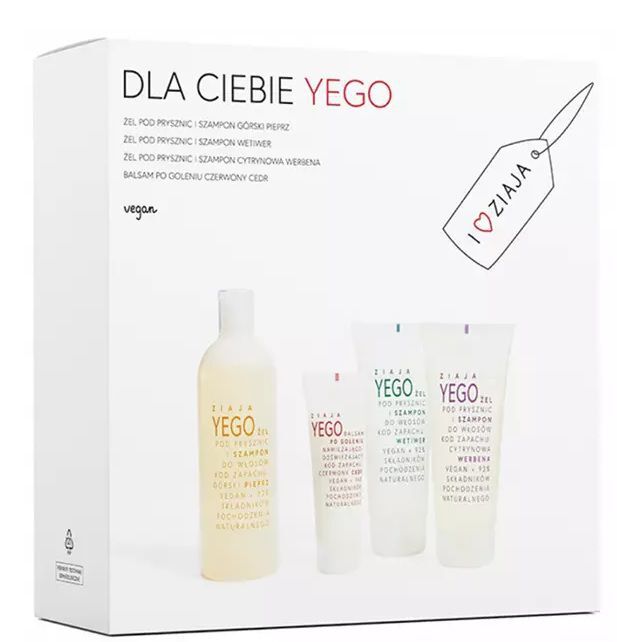 

Ziaja Zestaw dla Ciebie Yego żele szampony balsam