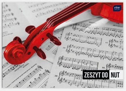 

Zeszyt Do Nut A5 16 kartek do muzyki Interdruk