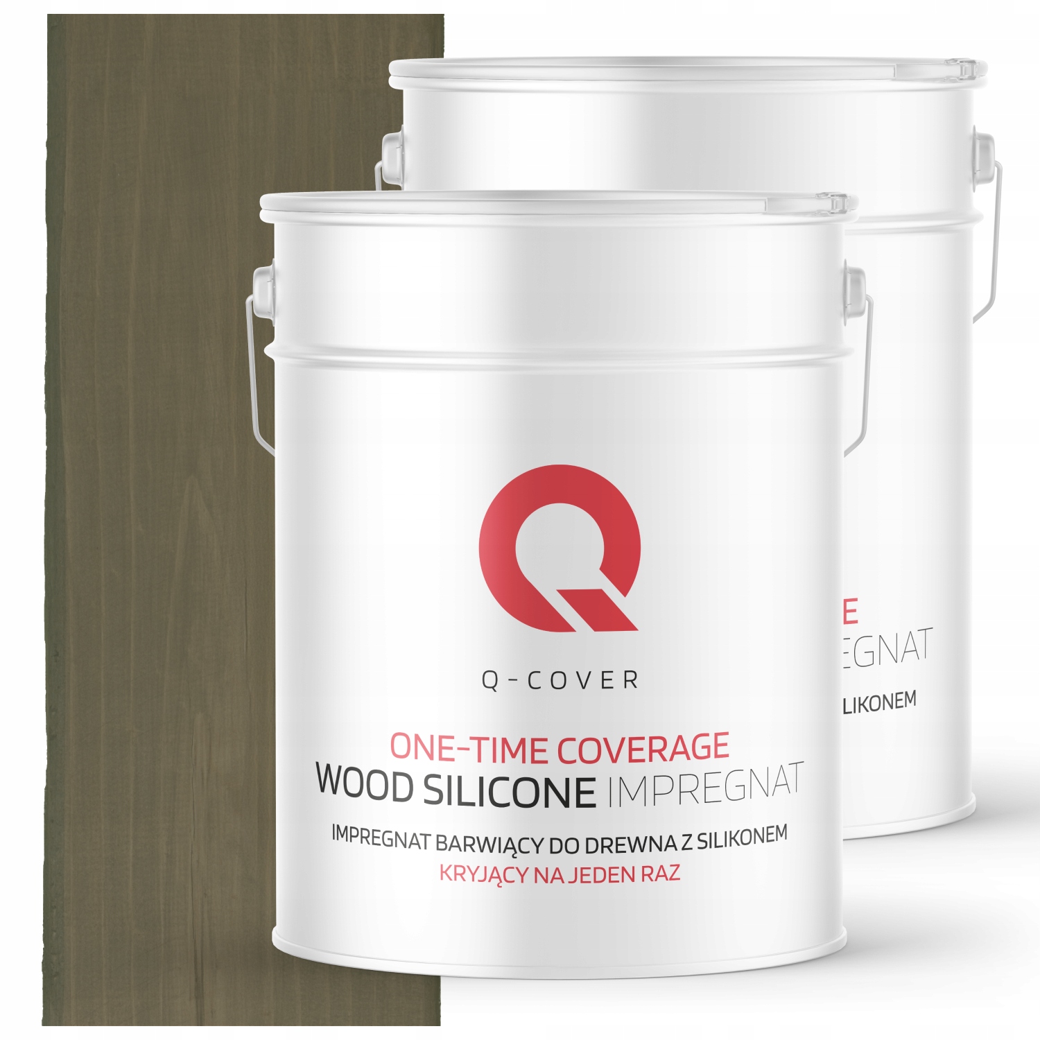 Impregnácia Na Drevo Extra Farba S Ochranným Silikónom Naraz Šedá V Hnedej Farbe 10 L