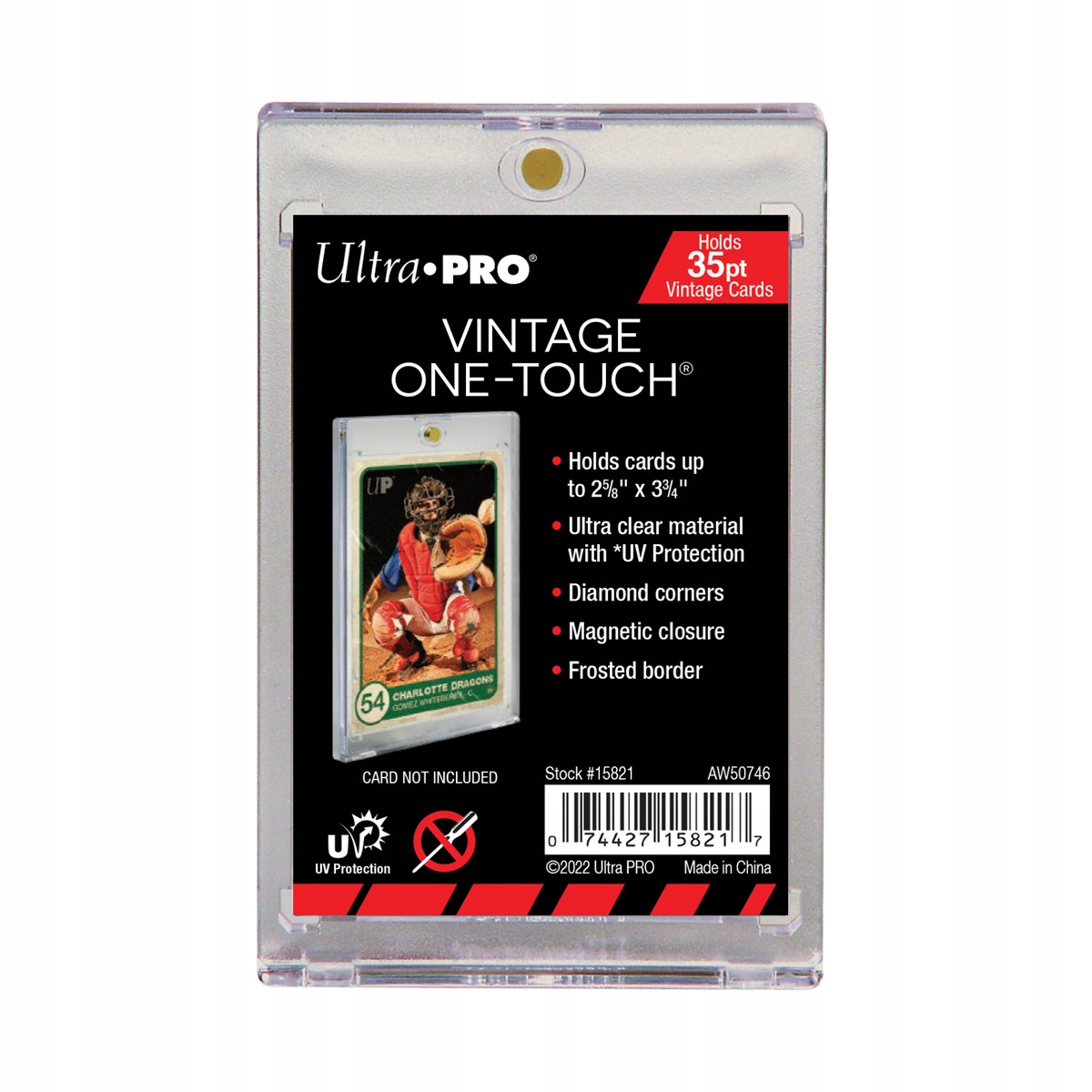 Ultra Pro 35PT VINTAGE Card UV ONE-TOUCH Holder