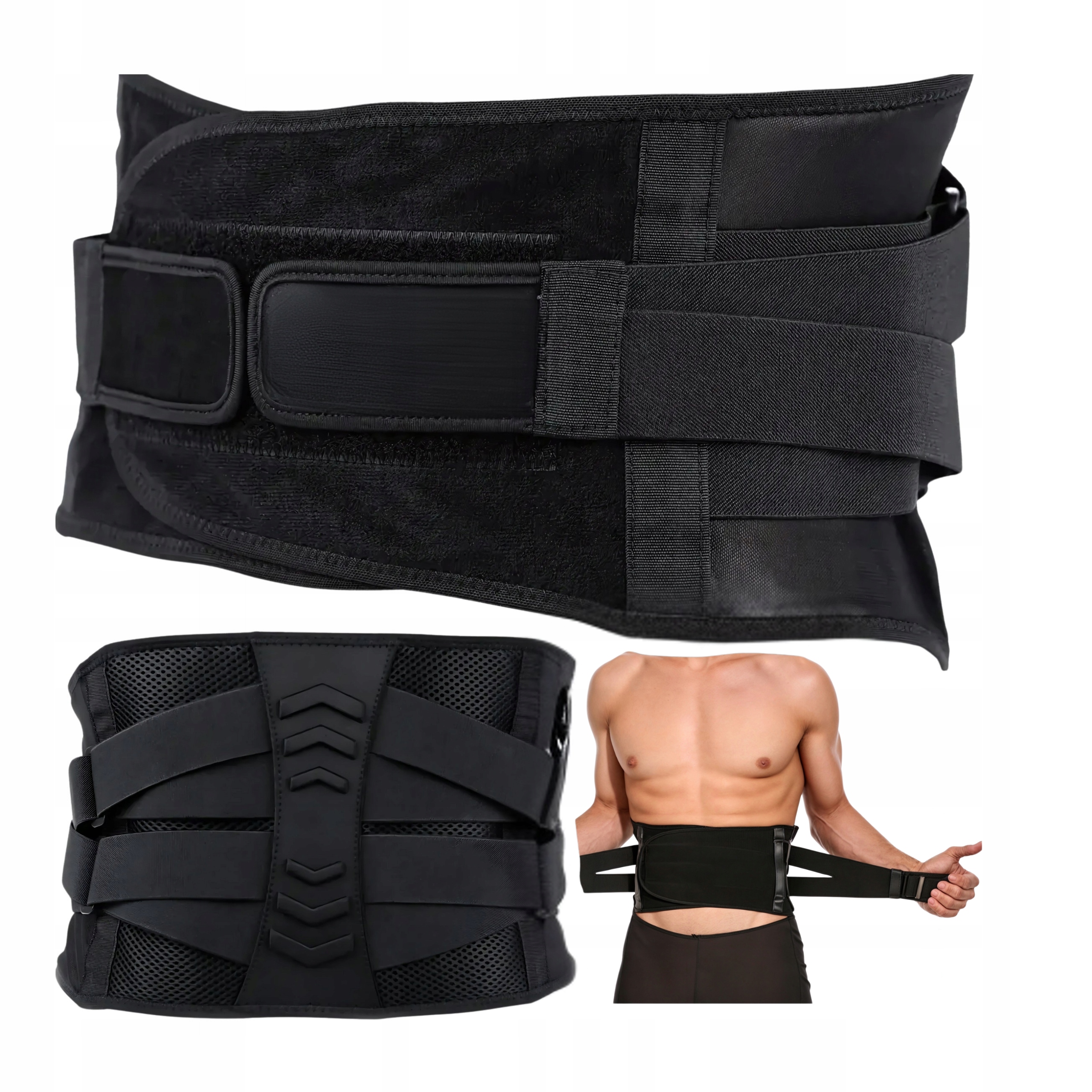 Korzet na páteř Bederní pás Stabilizátor Diskopatia Ortopedický XL