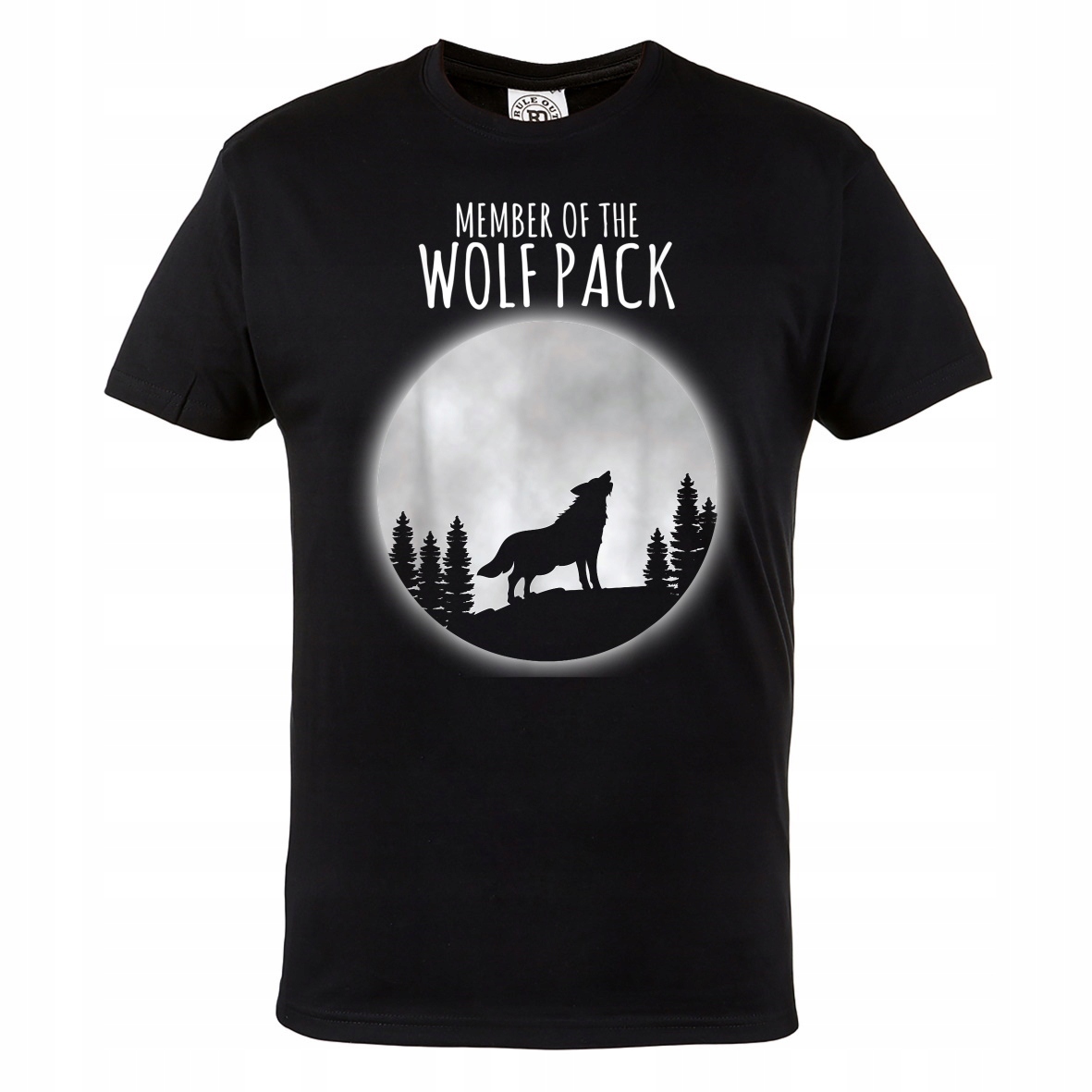 

Męska Koszulka Z Wilkiem Wolf Wilk Pełnia Księżyca