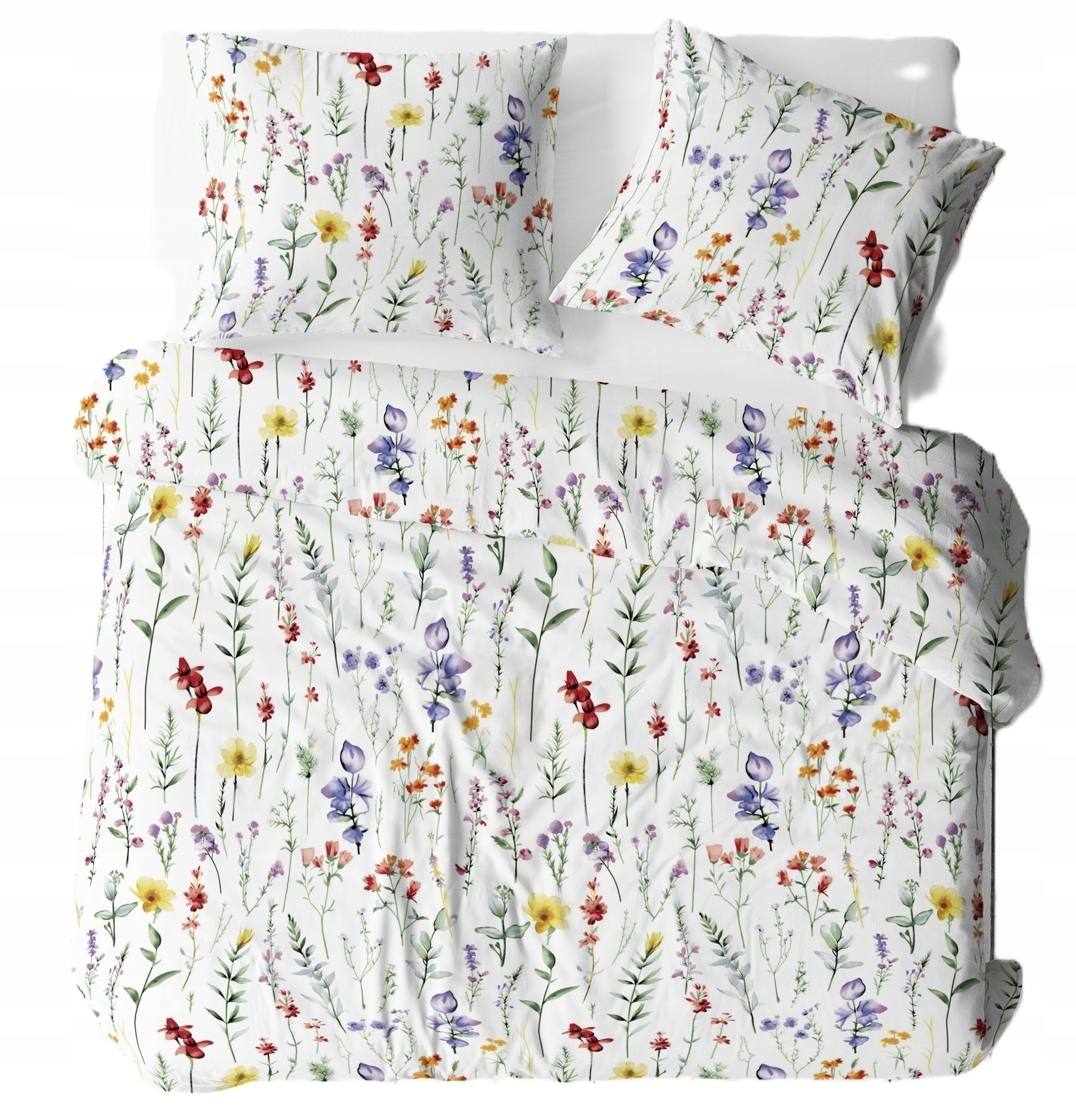 Komplet Pościeli 220x200cm Bawełniany Polska 100% Bawełna kwiaty