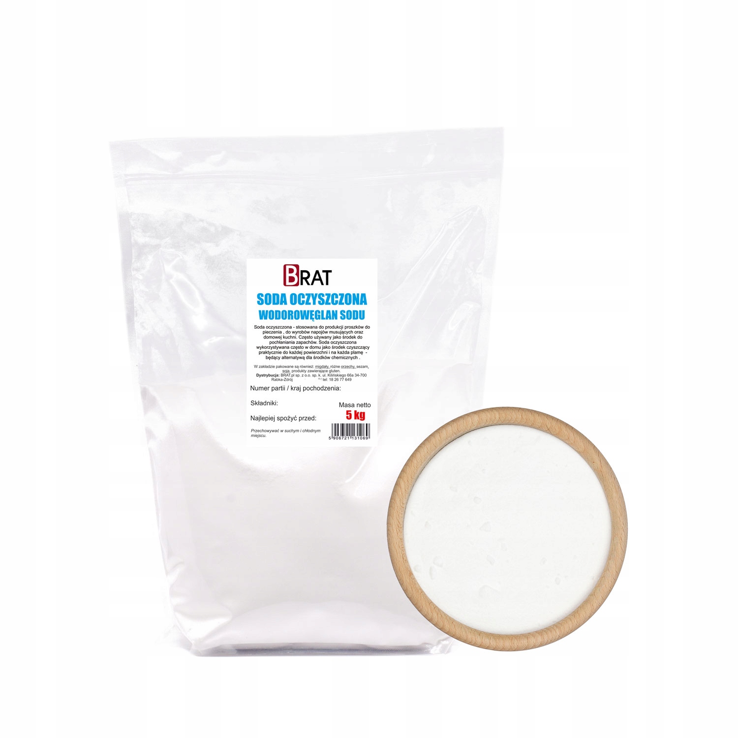 Levně 3X Brat Jedlá soda 5 kg