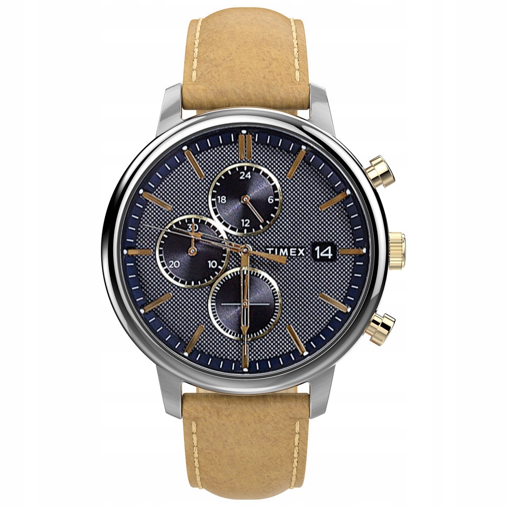 Pánské Hodinky Timex TW2U39000 hnědé