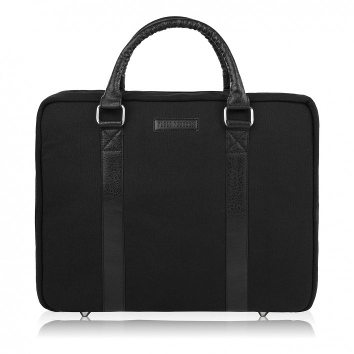 Pánská taška přes rameno nebo do ruky veganská na notebook černá