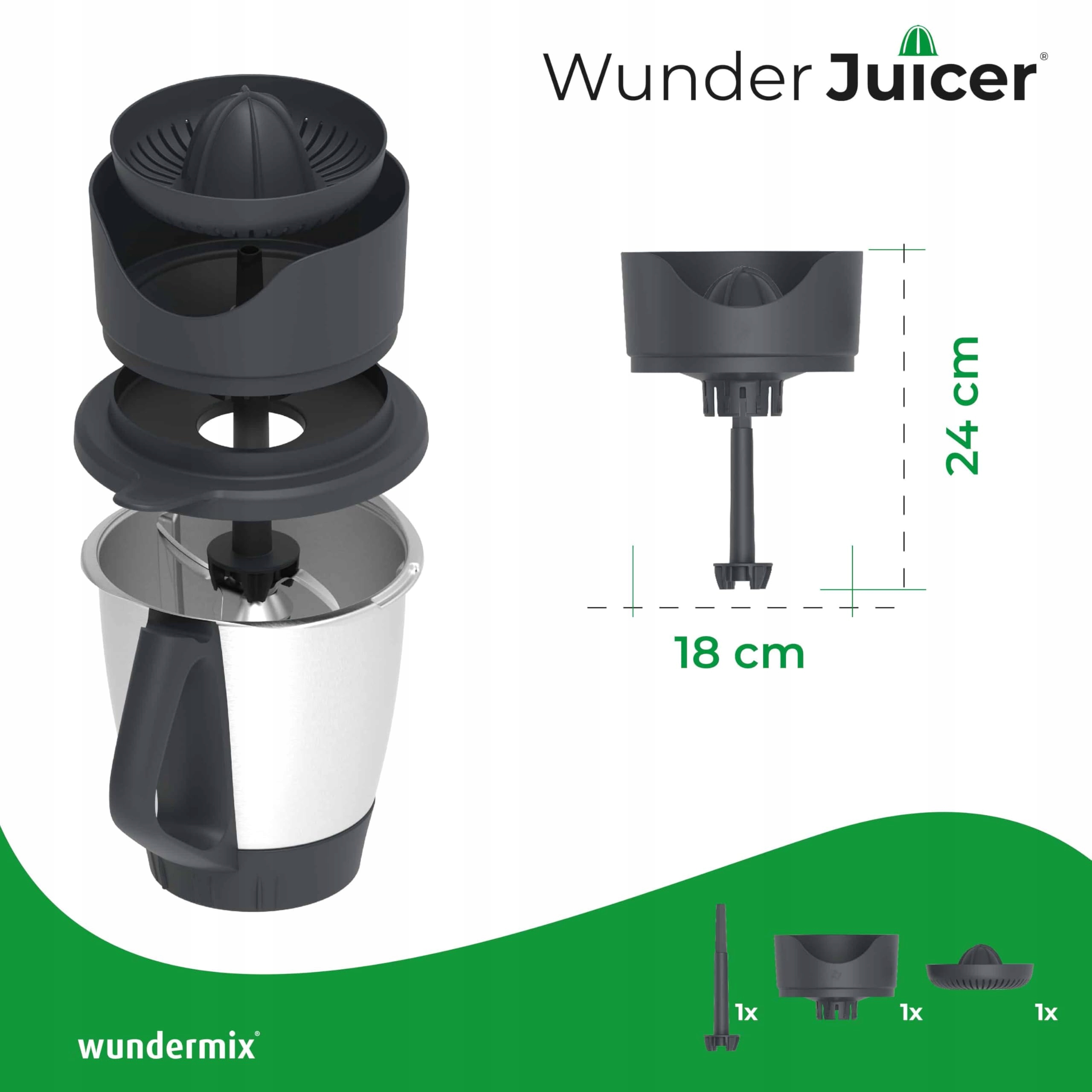 WUNDERMIX Wyciskarka Do Soków Do Thermomix TM6 TM5 TM31 Zitruspresse Niemcy — miniatura 6