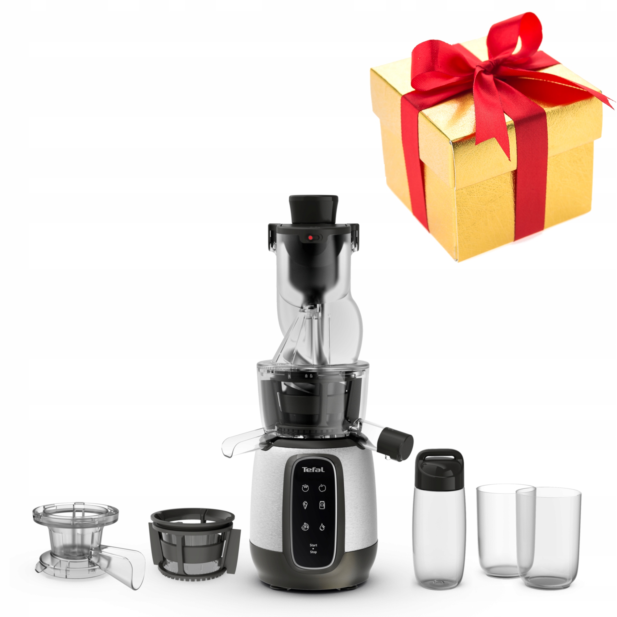 Wyciskarka wolnoobrotowa do owoców warzyw Tefal Ultra Juice ZC605D revers