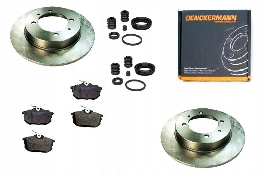 Kotouče Reperaturních Kotoučů Volvo S40 V40 I 1995-2004 Zadní Sada 260 MM