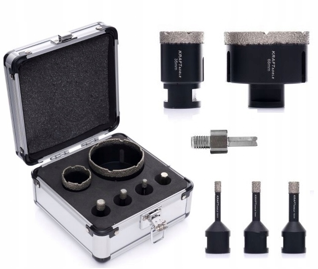 WIERTŁA DIAMENTOWE OTWORNICE DO GRESU 6-68MM