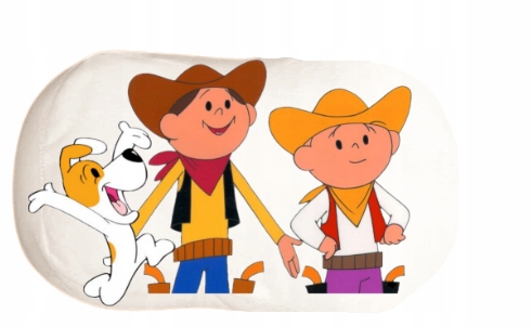 BOLEK I LOLEK REKSIO POLSKIE BAJKI PODUSZKA KSZTAŁTKA tył plusz minky