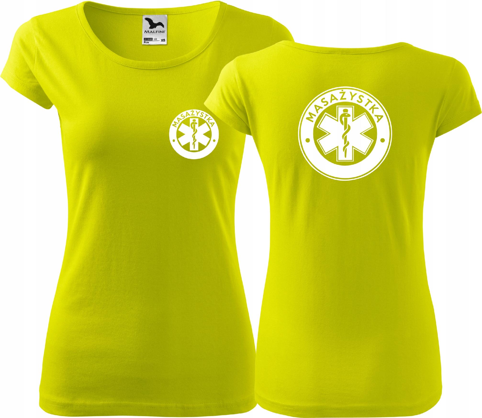 

Damska koszulka Pure t-shirt nadruk Masażystka L
