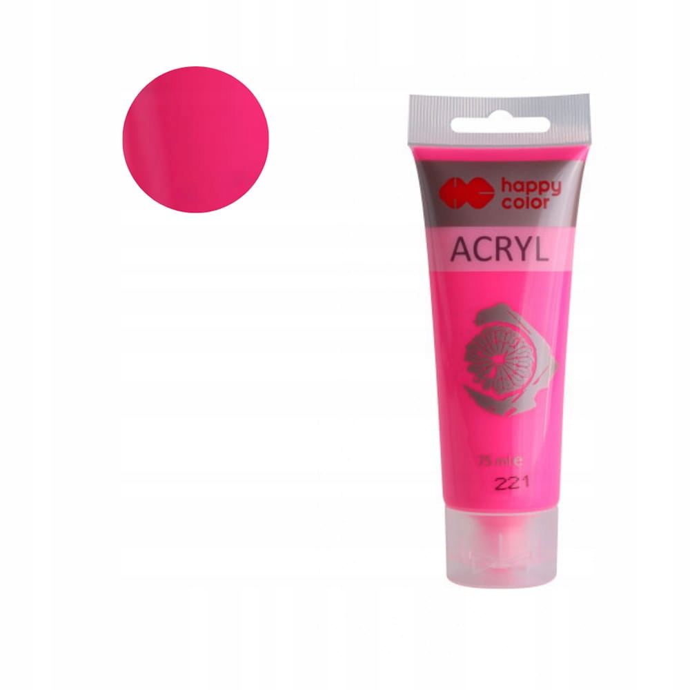 

Farba akrylowa Happy Color 75ml 221 Różowy fluo