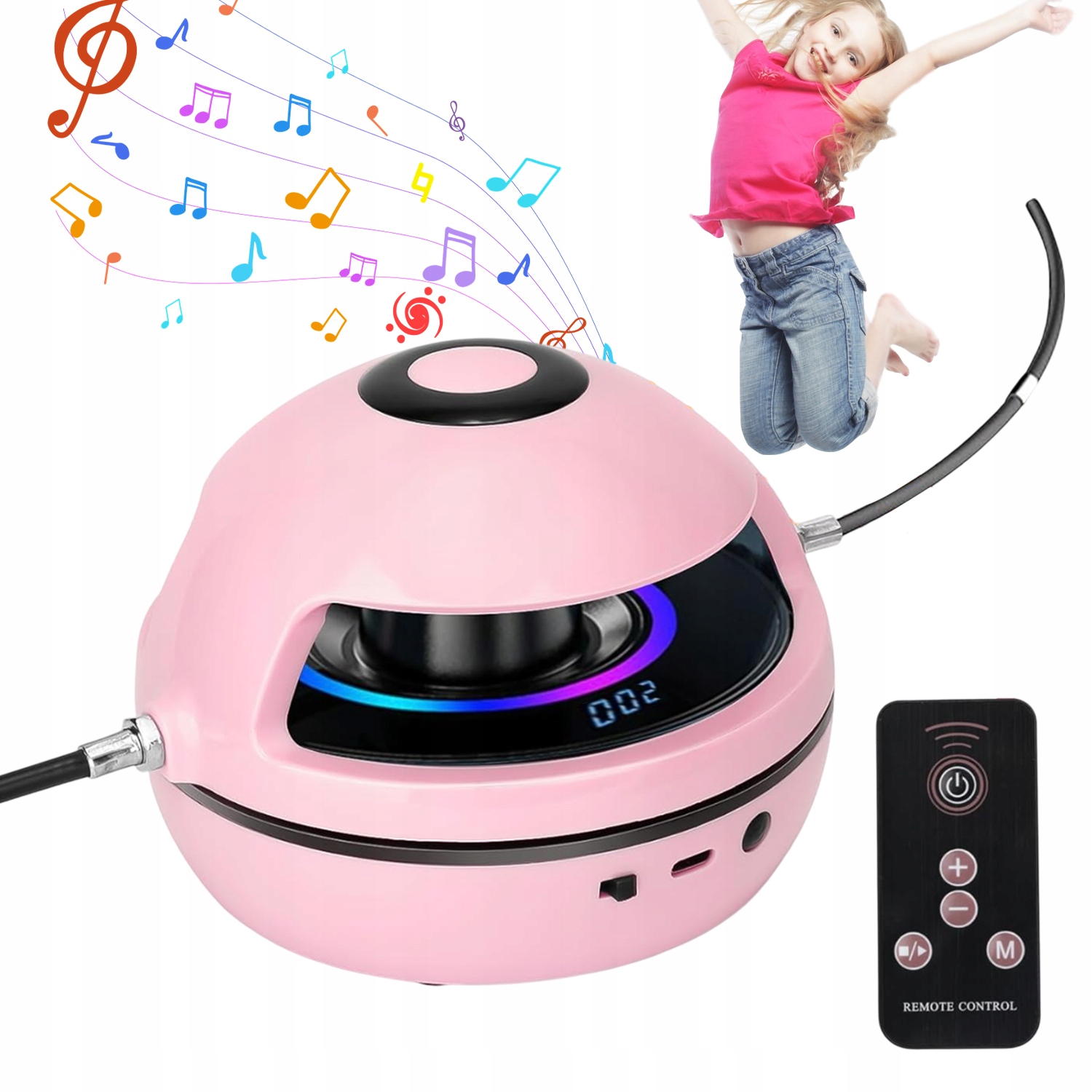 Skakanka Muzyczna Inteligentna Bluetooth Muzyka Trening Ruch Koordynacja