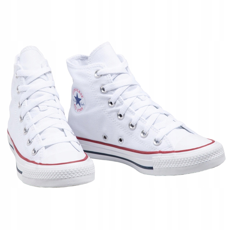 Converse Bílé Vysoké Tenisky Se Šněrováním A Logem 46,5 U2A