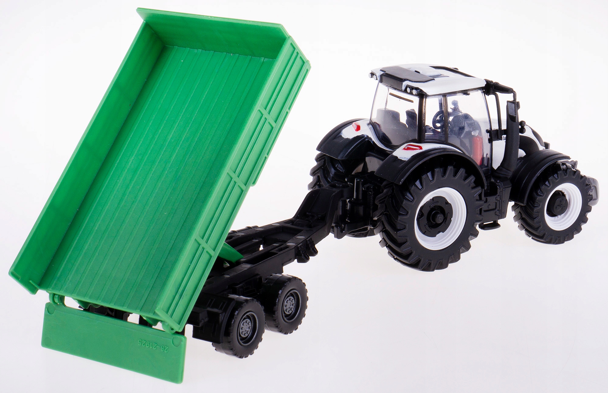 TRAKTOR VALTRA N174 Z PRZYCZEPĄ MET/ PLAS BBURAGO Marka Bburago