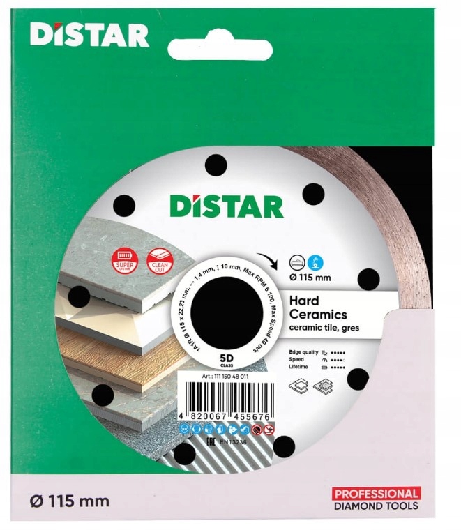 

DiSTAR Hard Ceramic Tarcza diamentowa 115mm