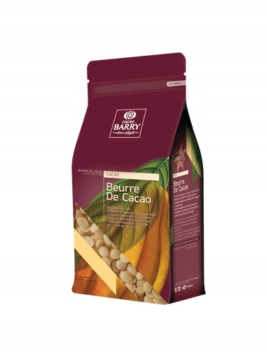 Levně Cacao Barry Kakaový tuk máslo Ncb 1 kg