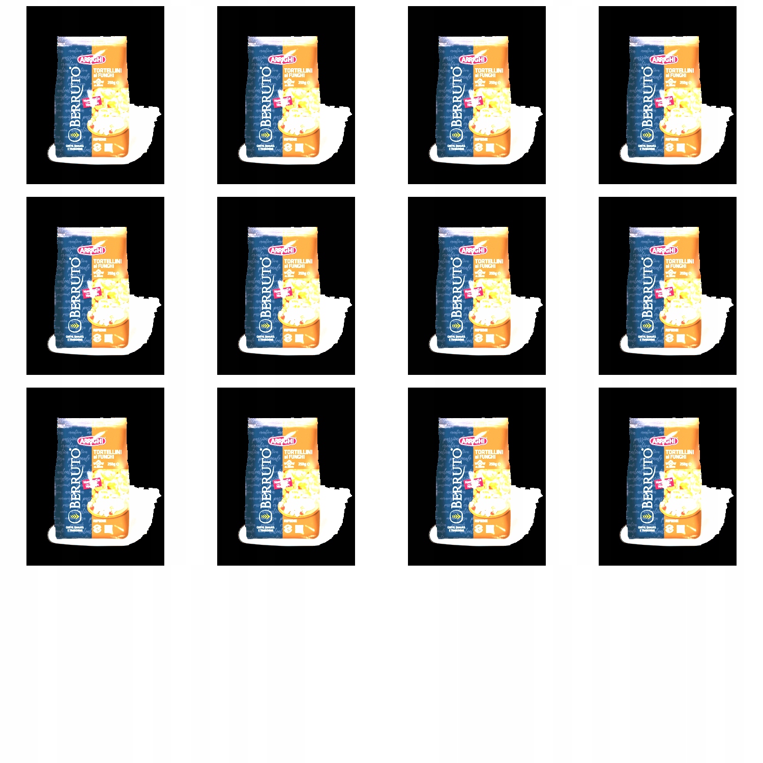 Levně 12 x 250 g Arrighi tortellini s houbami Karton