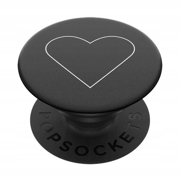 Popsockets 2 White Heart Black 800667uchwyt i podstawka do telefonu stand