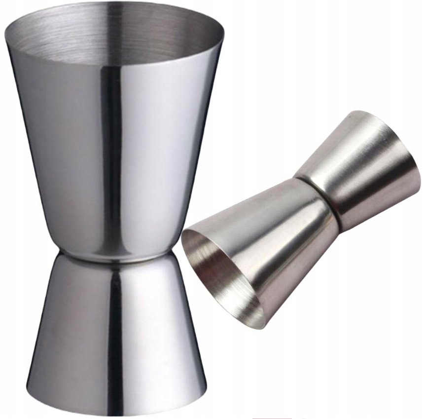 

Miarka barmańska do alkoholu jigger 25/50 ml metal