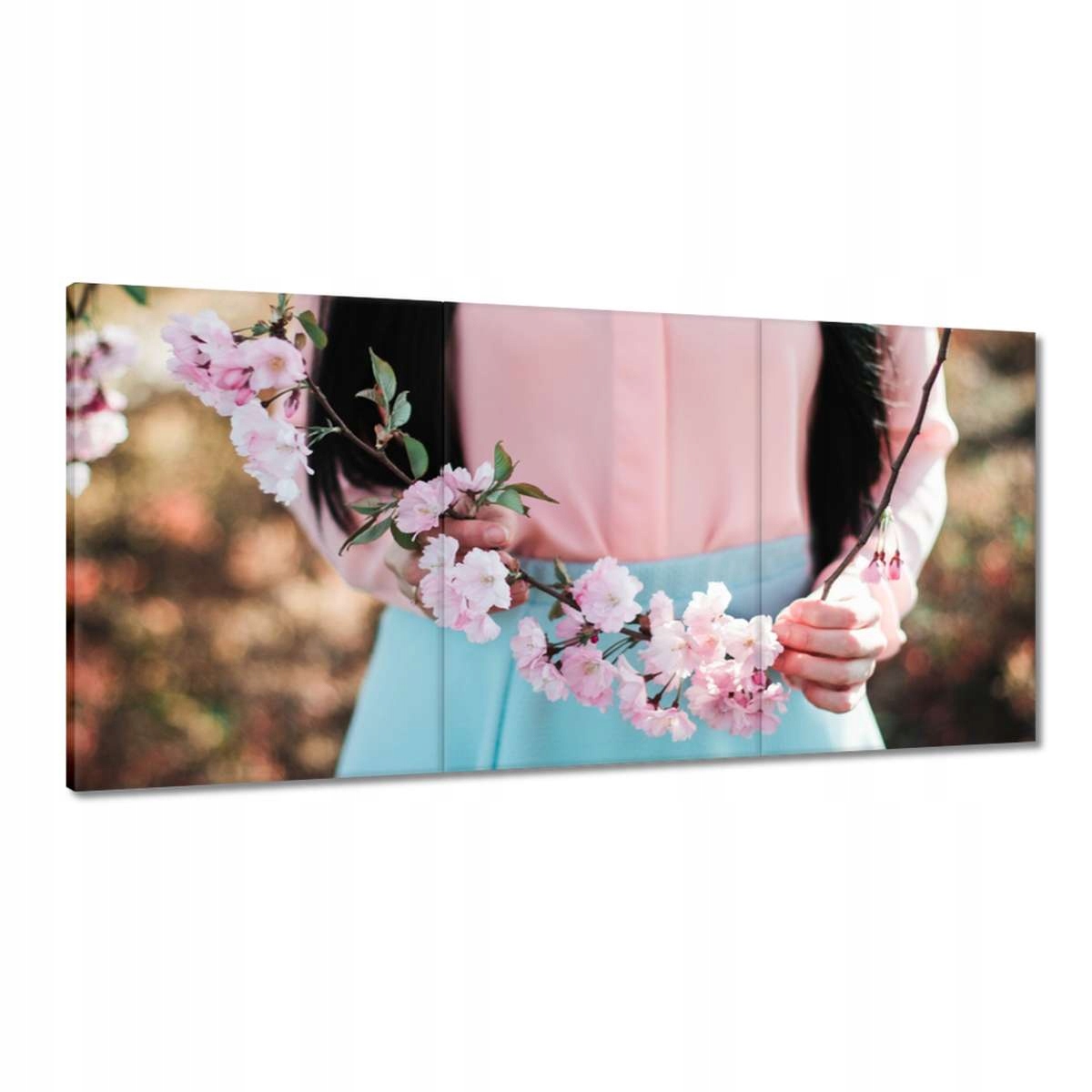 Obrazy 180x90 Kvitnúca čerešňa Japonka