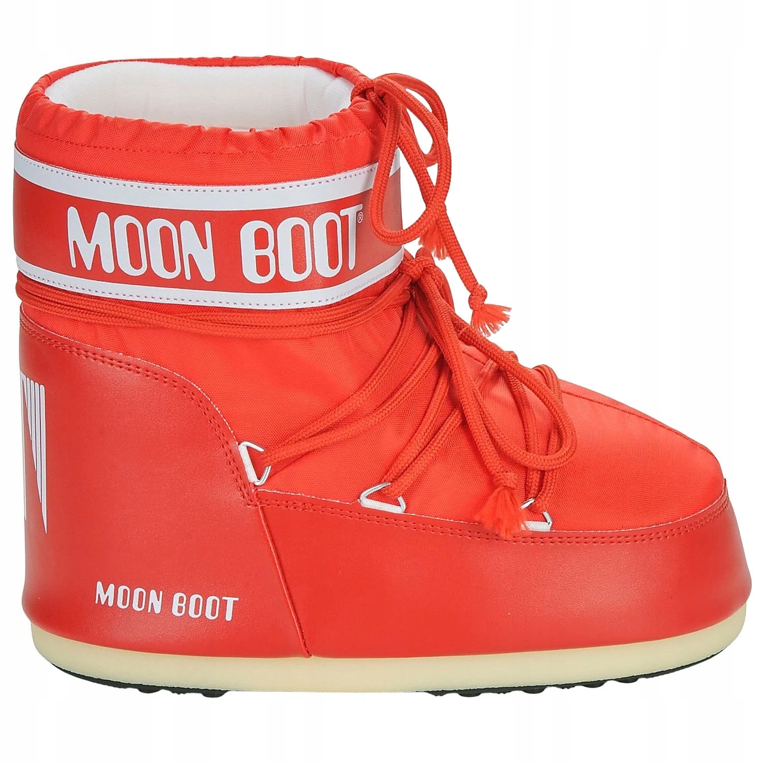 Boty Moon Boot Icon Low Nylon červené
