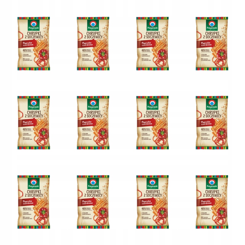 Przysnacki Čočkové křupky červená paprika 80 g X12